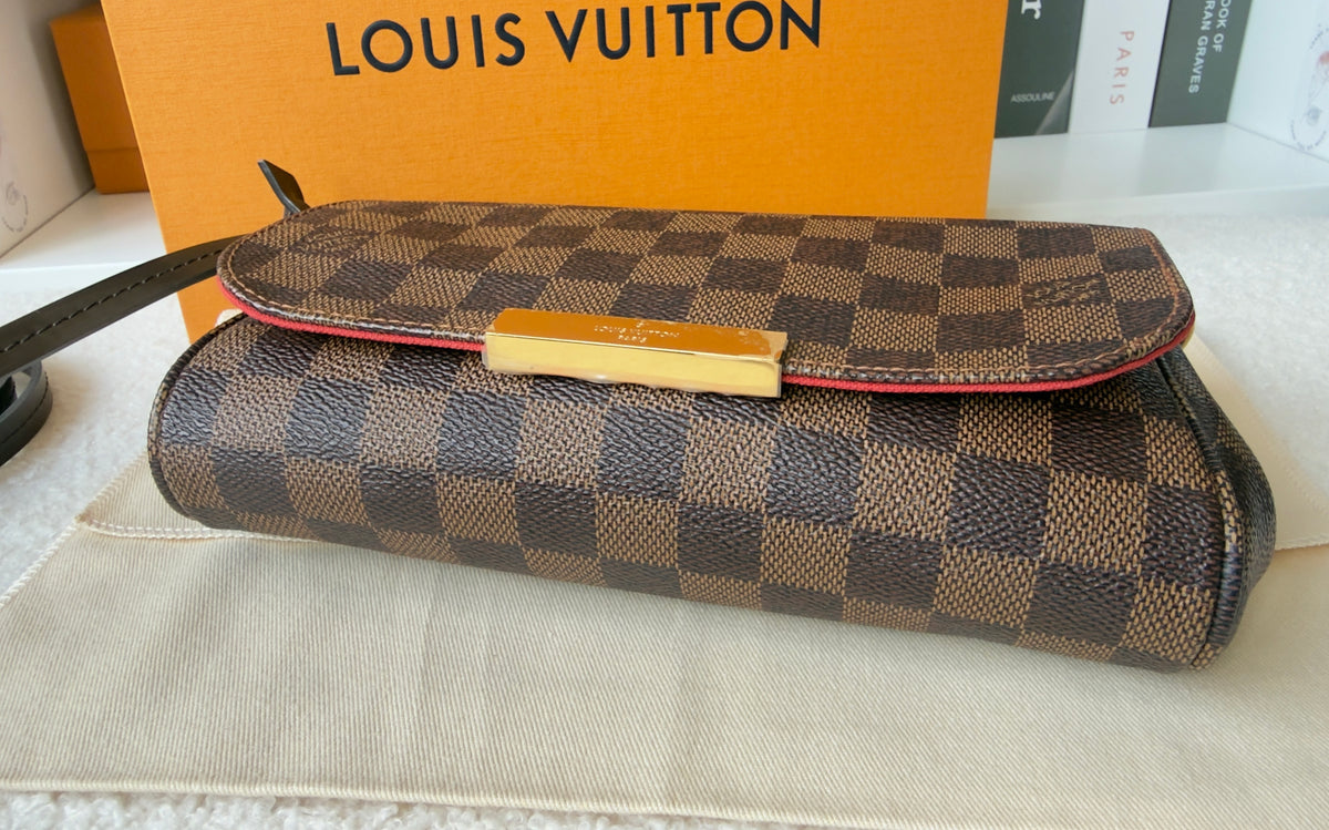 FAVORITE PM DAMIER EBENE CLUTCH/CROSSBODY BAG