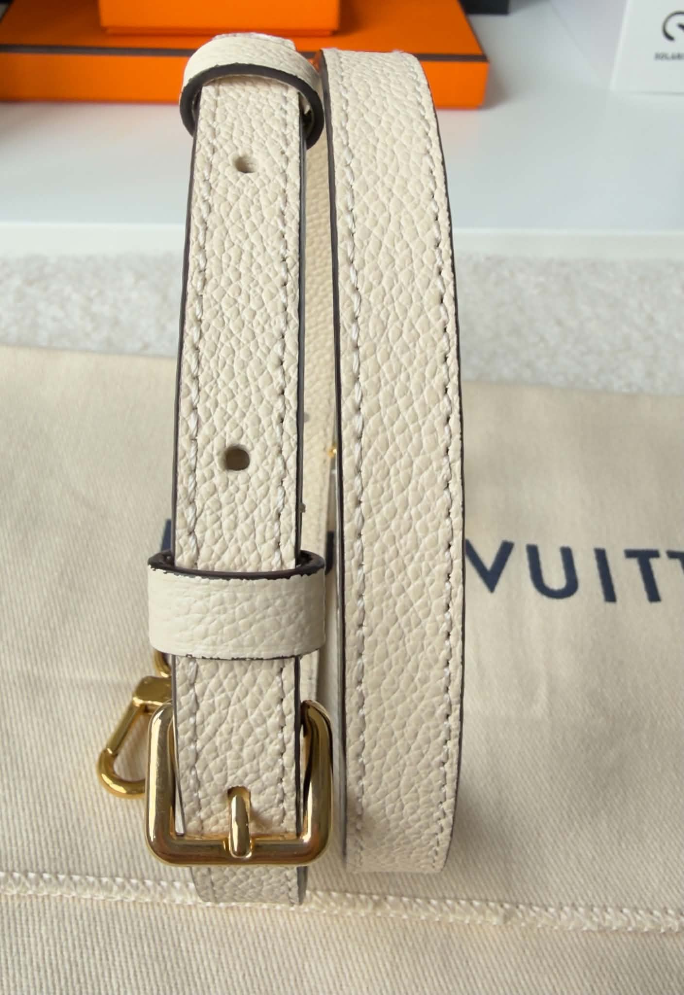 Mini Monogram Empreinte Leather Cream Bumbag