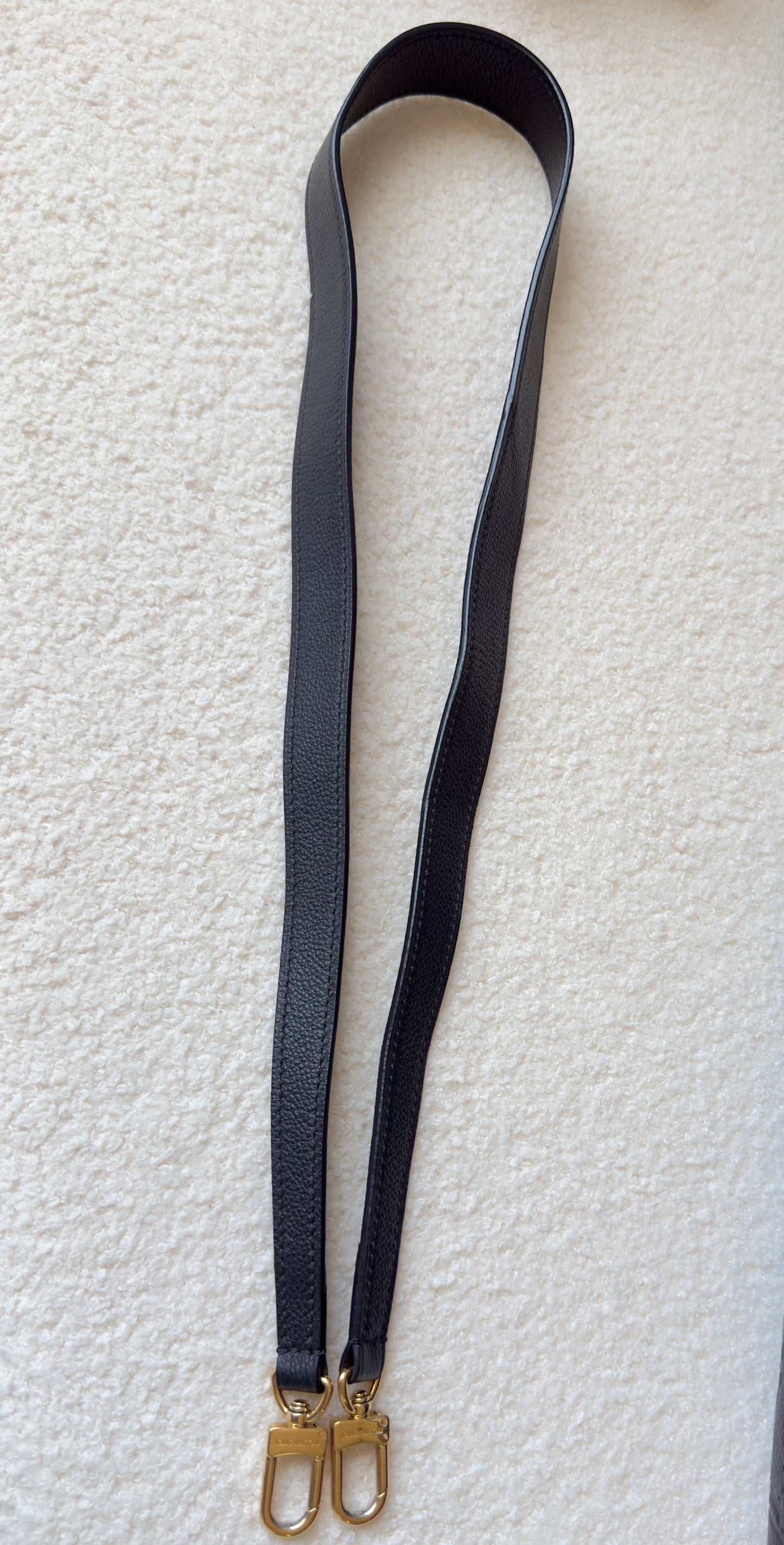 PONTHIEU PM NOIR/BLACK EMPREINTE BAG