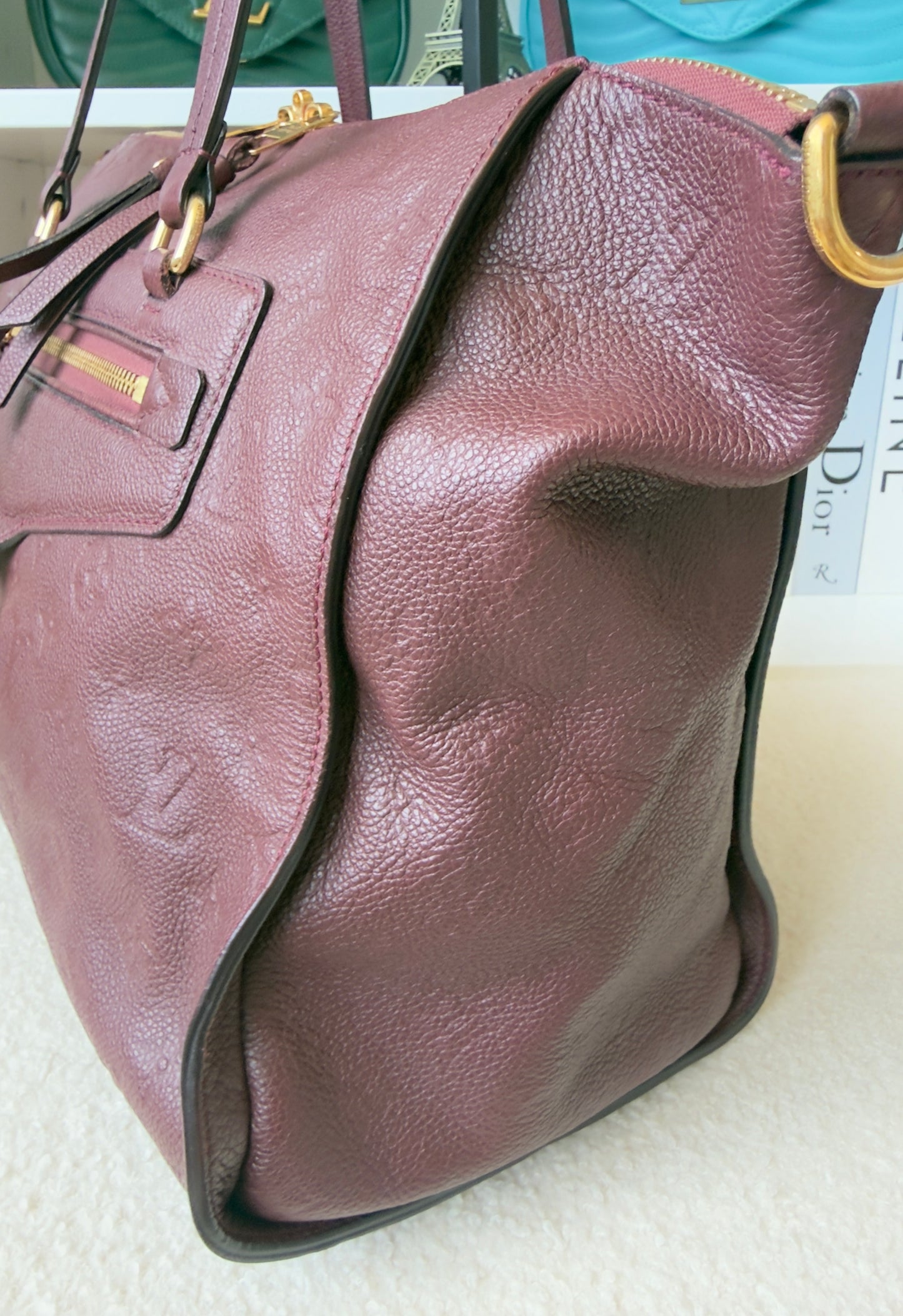 Lumineuse PM Aube Monogram Empreinte Leather Bag