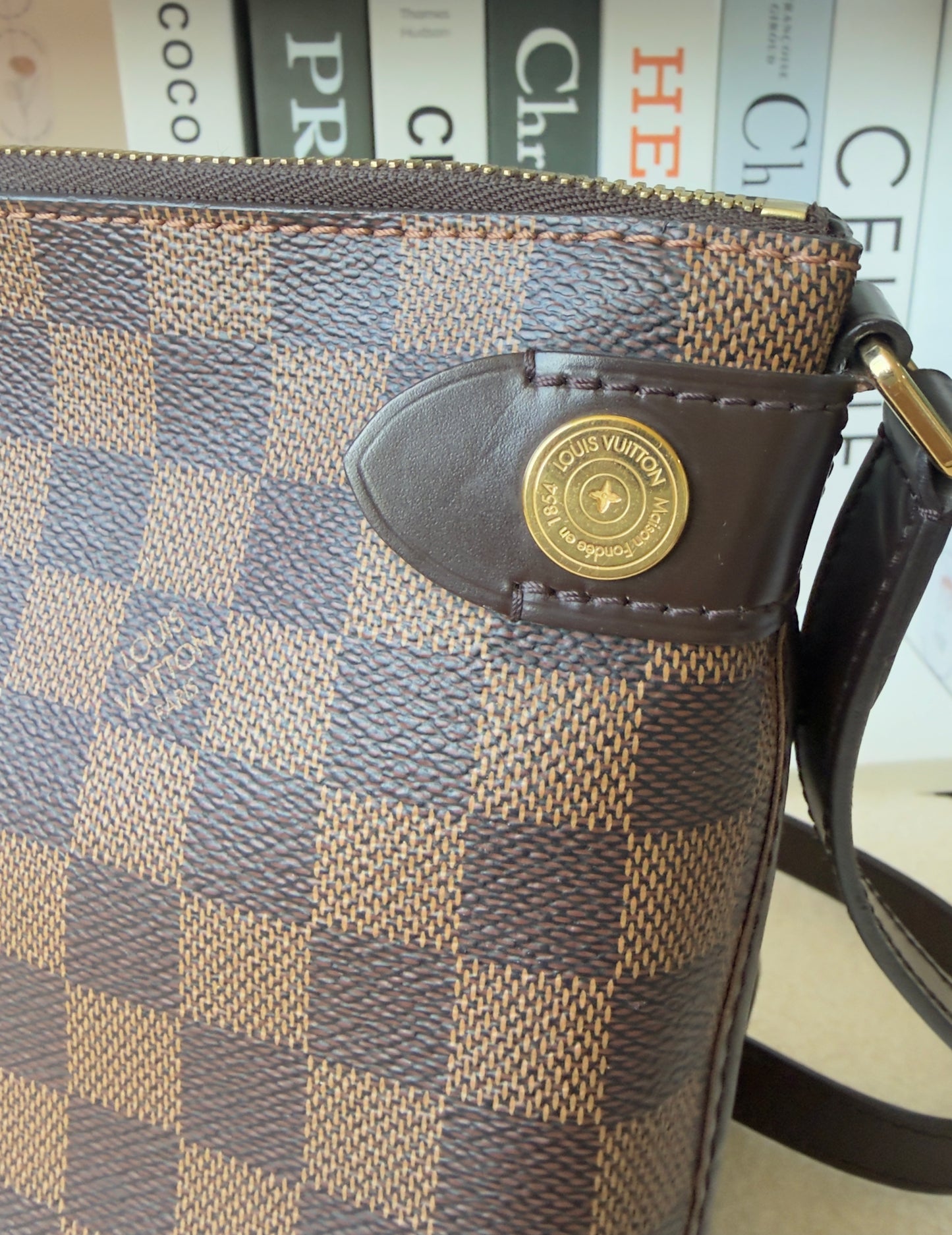 DUOMO DAMIER EBENE CROSSBODY BAG