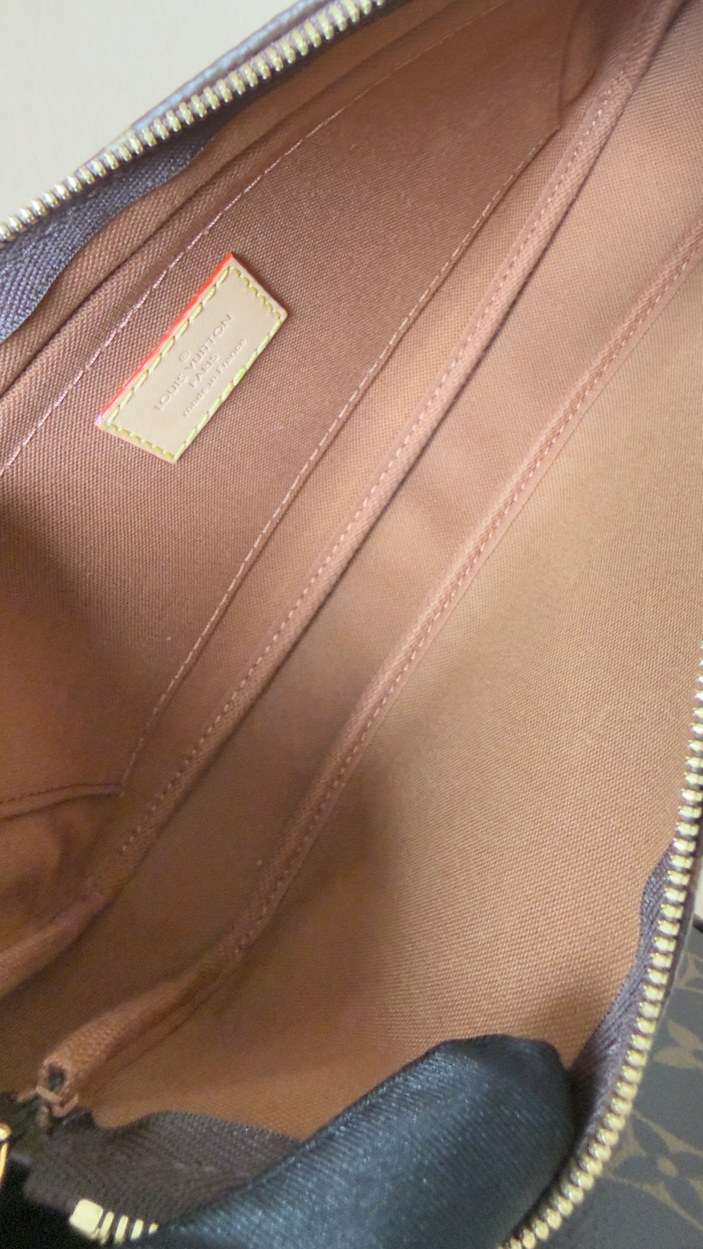 LIKE NEW MULTI POCHETTE ACCESSORIES KHAKI MONOGRAM