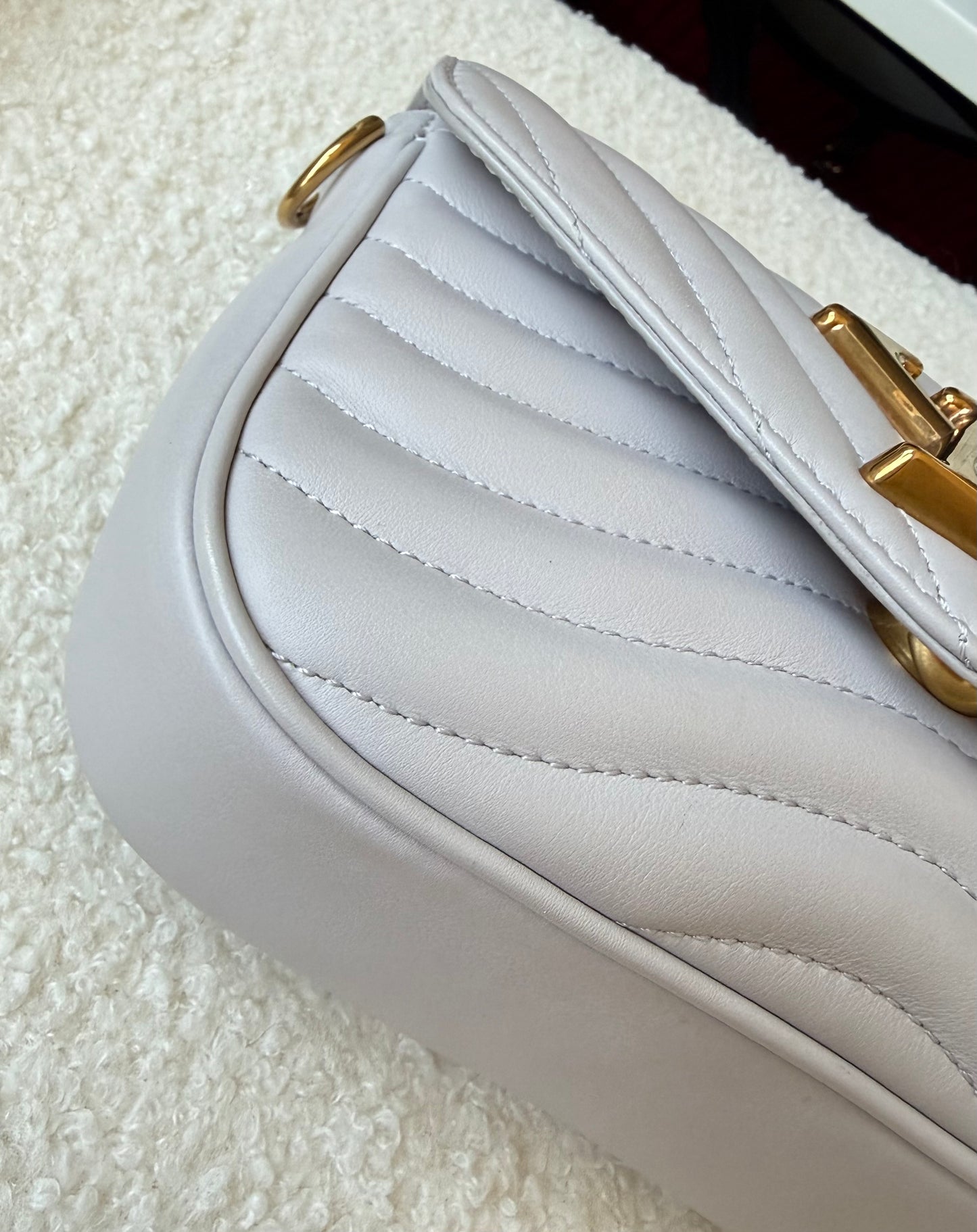 Calfskin New Wave Multi Pochette Brume/Gray