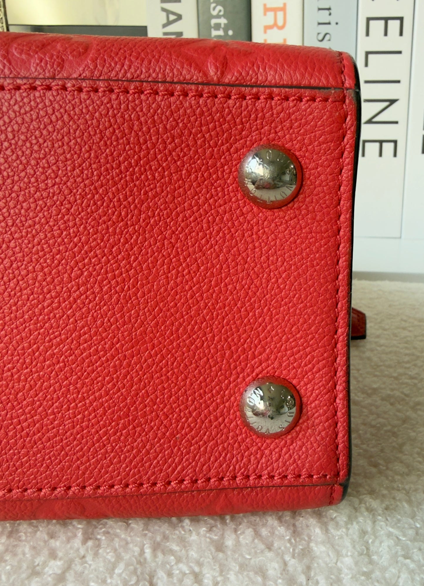 PONT NEUF MM RED WATERMELON MNG EMPREINTE BAG