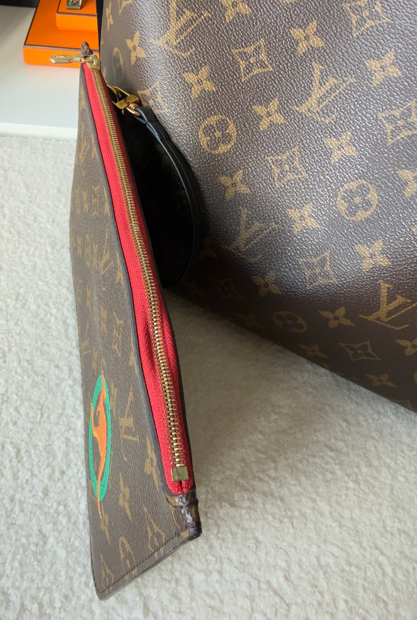NEVERFULL MM MELBOURNE WORLD TOUR MNG CANVAS WITH POUCH