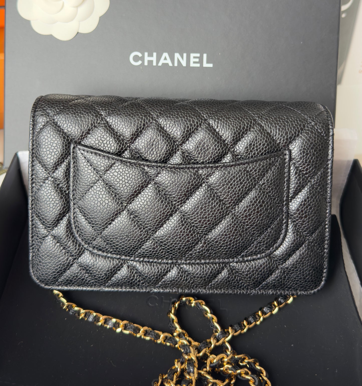 BRAND NEW CC WOC BLCK CAVIAR/GHW