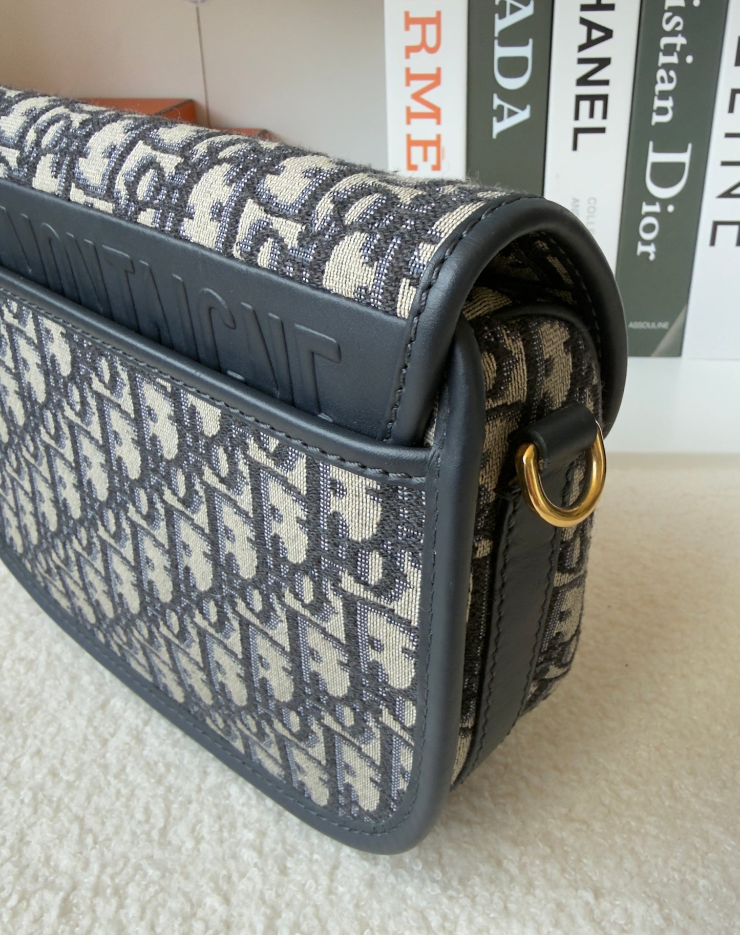 CD MEDIUM BOBBY BLUE OBLIQUE JACQUARD