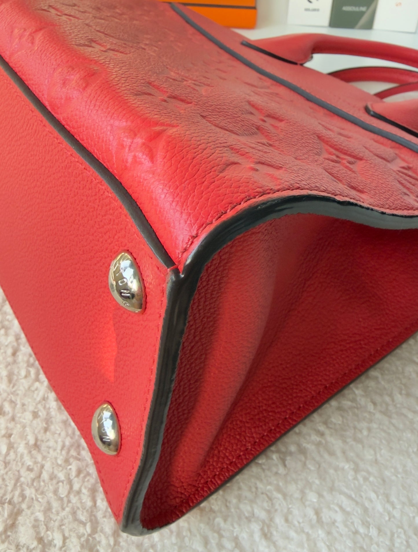 PONT NEUF MM RED WATERMELON MNG EMPREINTE BAG