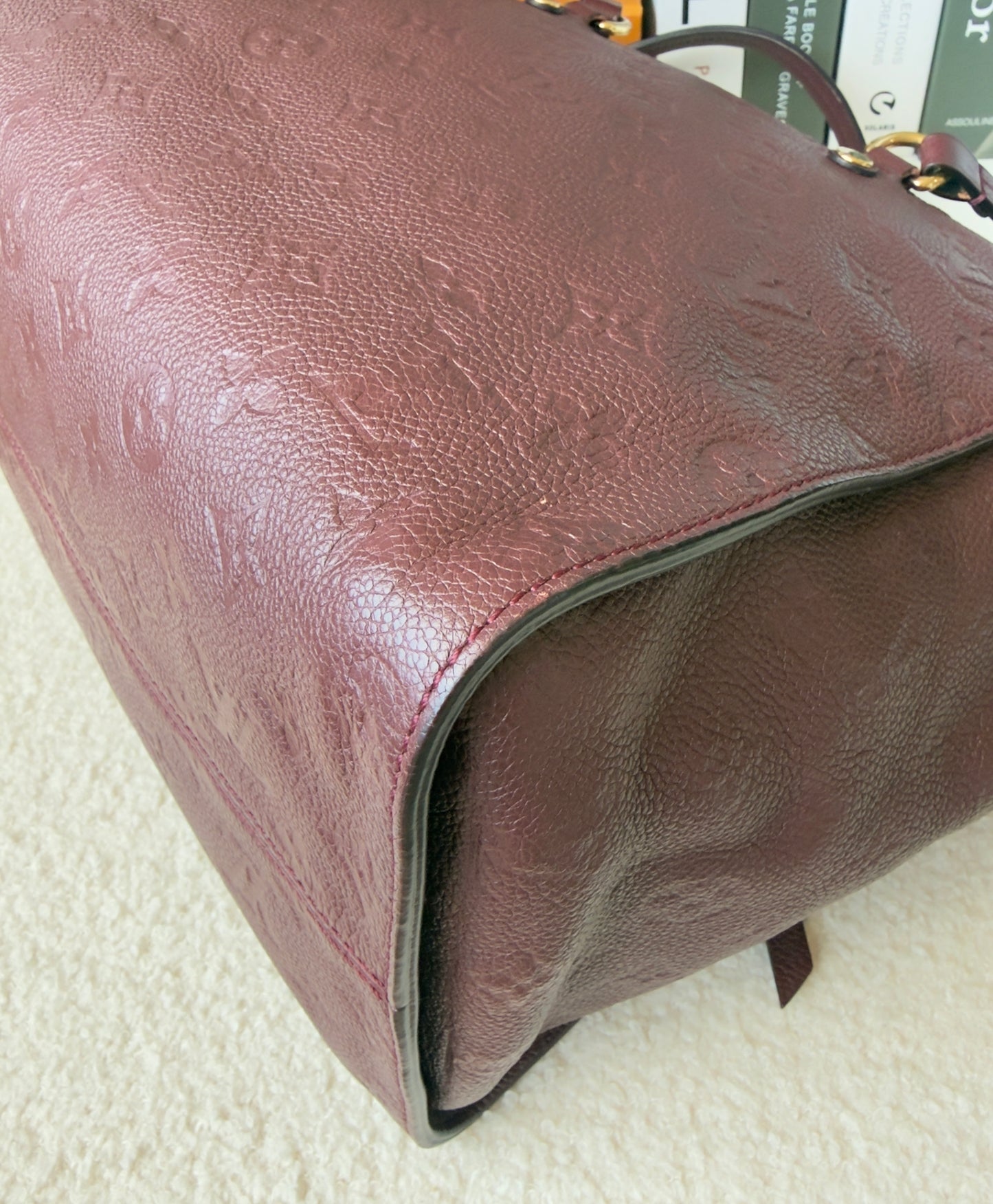 Lumineuse PM Aube Monogram Empreinte Leather Bag