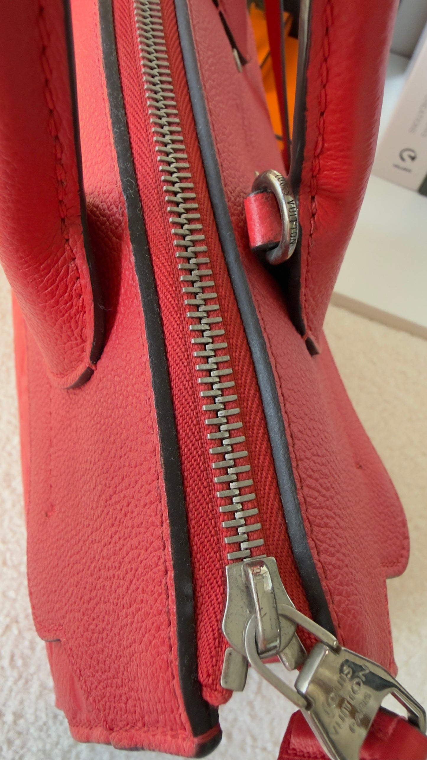 PONT NEUF MM RED WATERMELON MNG EMPREINTE BAG