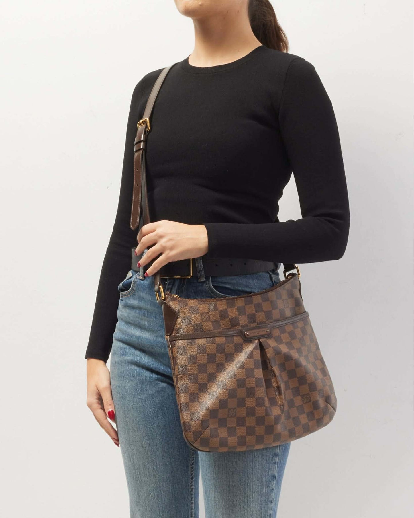 BLOOMSBURY PM DAMIER EBENE CROSSBODY BAG