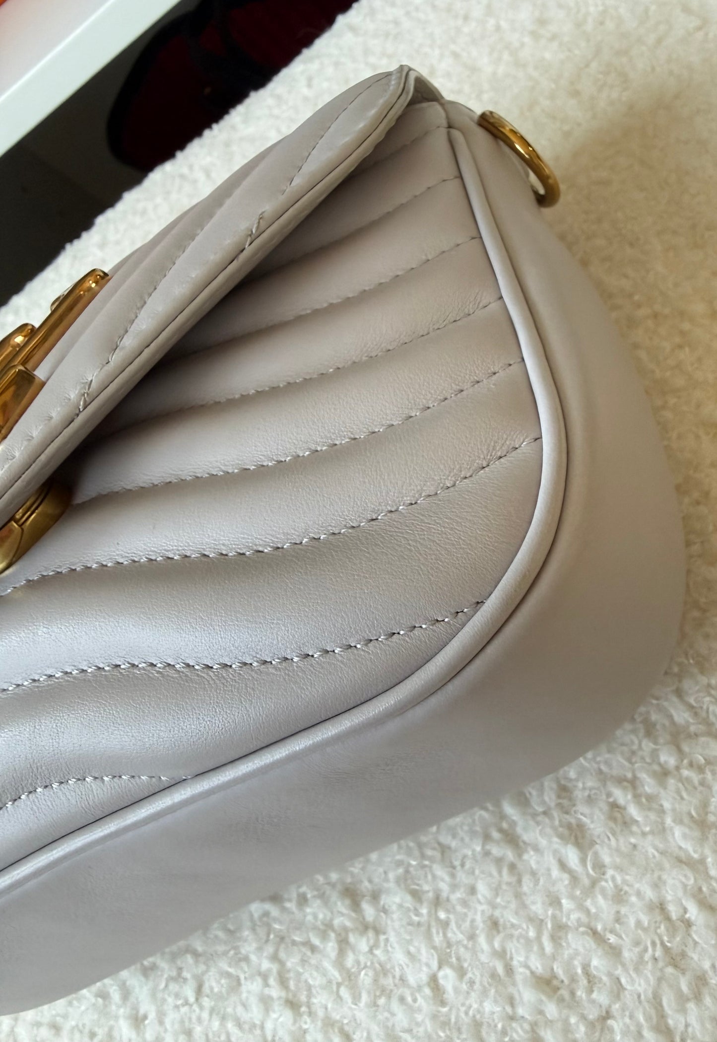 Calfskin New Wave Multi Pochette Brume/Gray