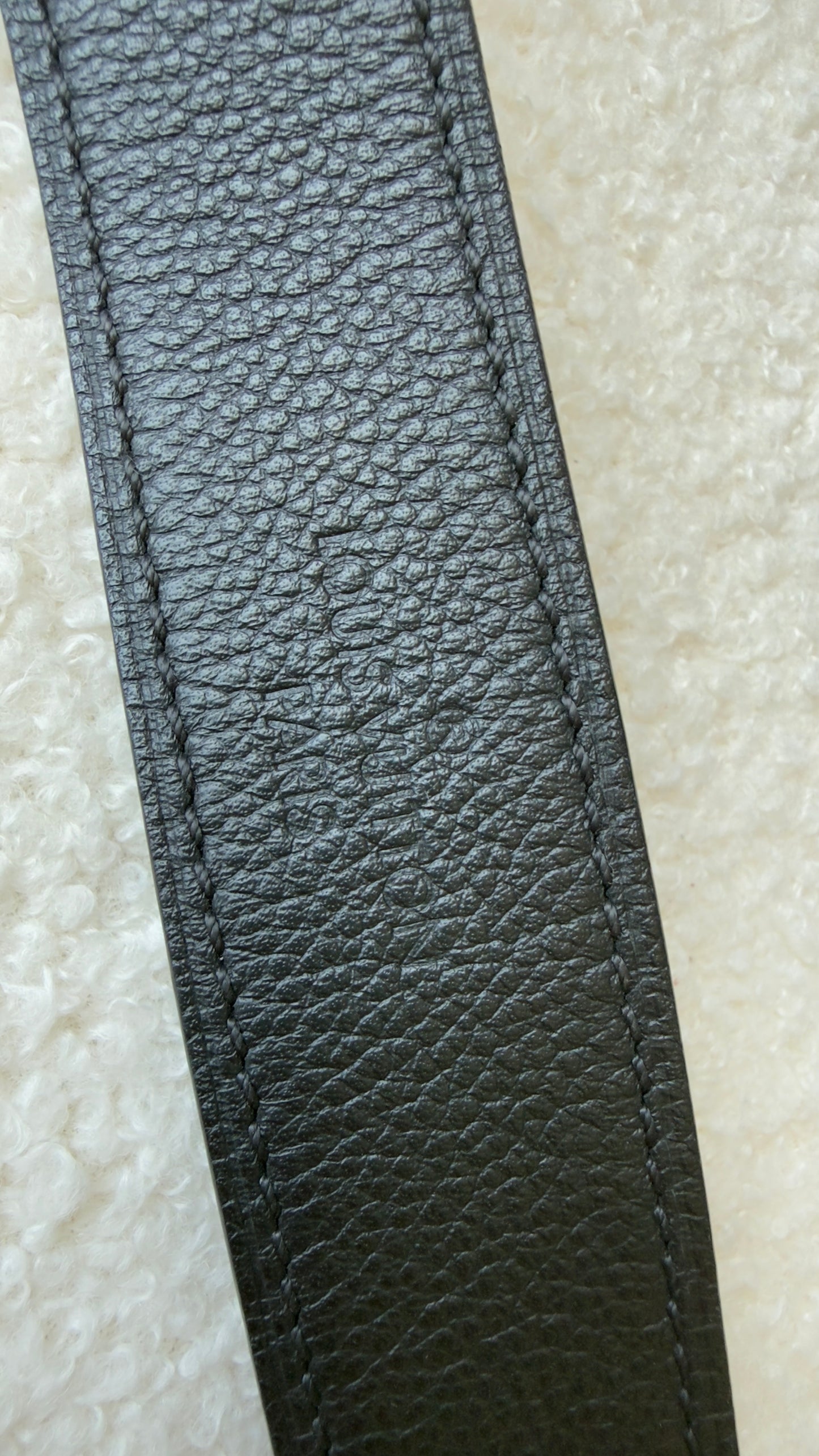 PONTHIEU PM NOIR/BLACK EMPREINTE BAG