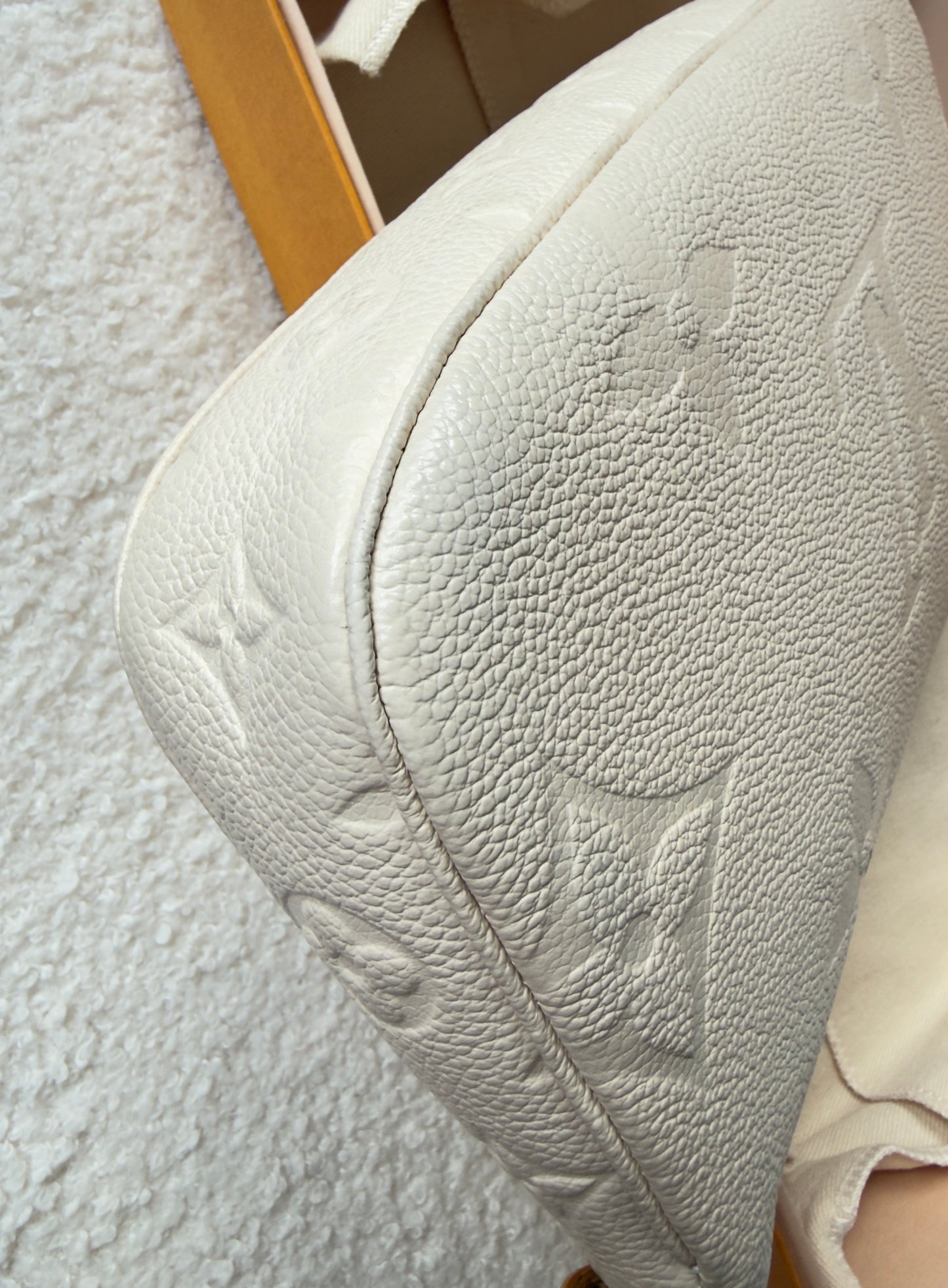 Multi Pochette Accessories Cream Monogram Empreinte Leather