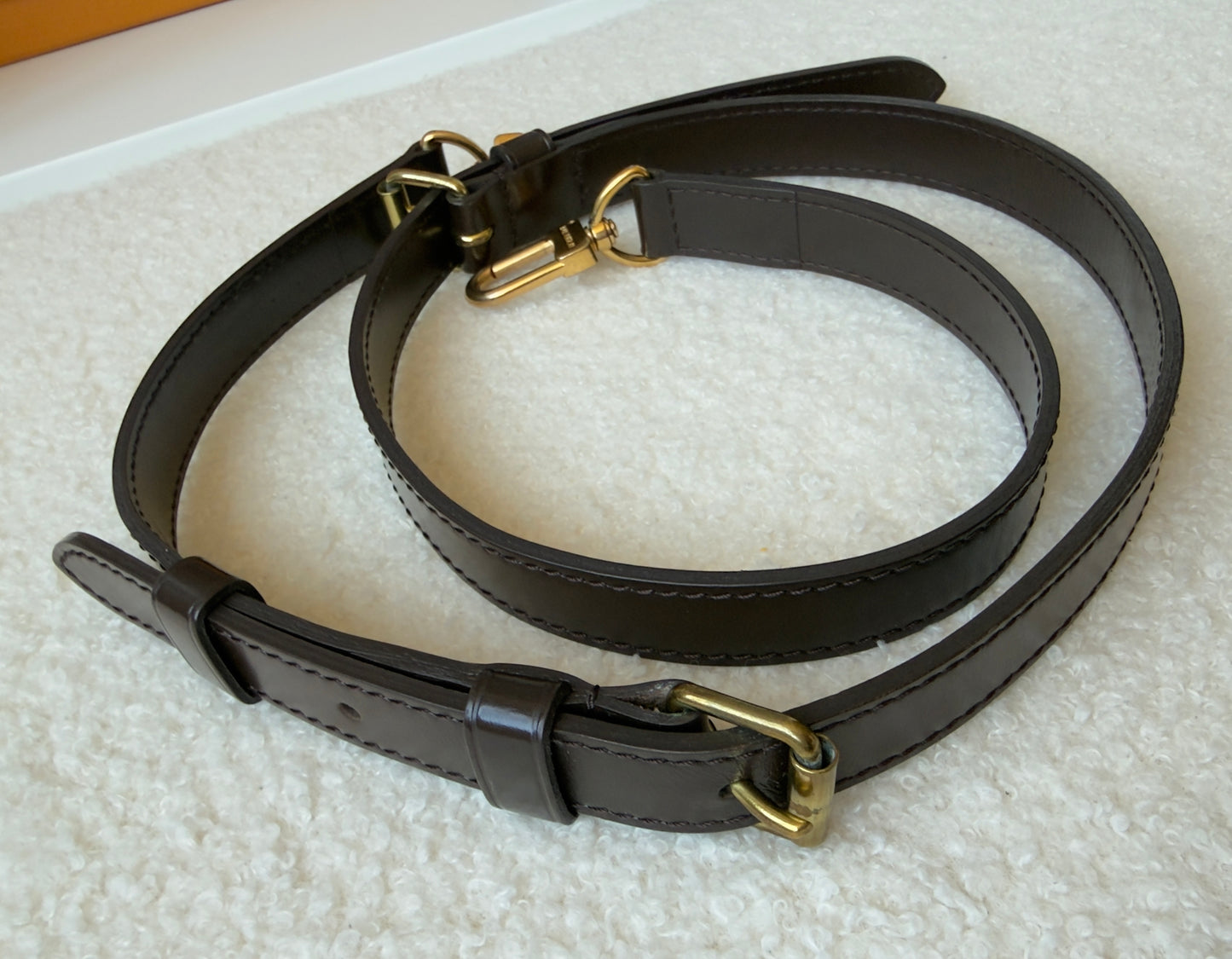 SPEEDY 35 BANDOULIER DAMIER EBENE BAG