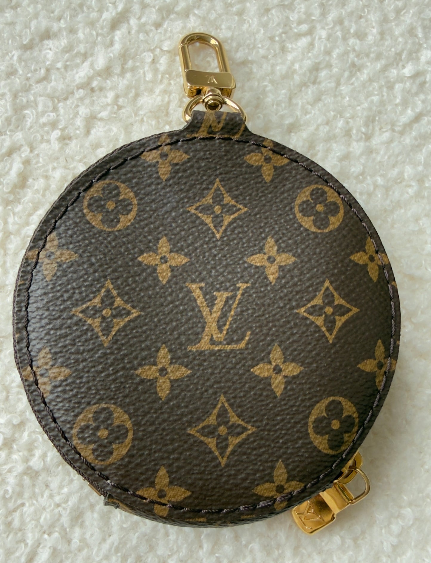 LIKE NEW MULTI POCHETTE ACCESSORIES KHAKI MONOGRAM