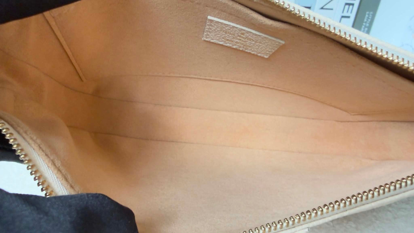 Multi Pochette Accessories Cream Monogram Empreinte Leather