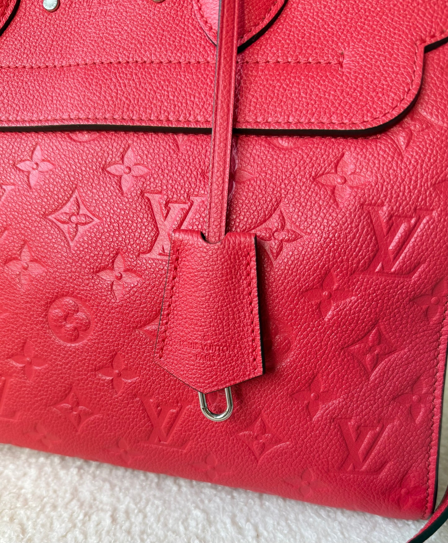 PONT NEUF MM RED WATERMELON MNG EMPREINTE BAG