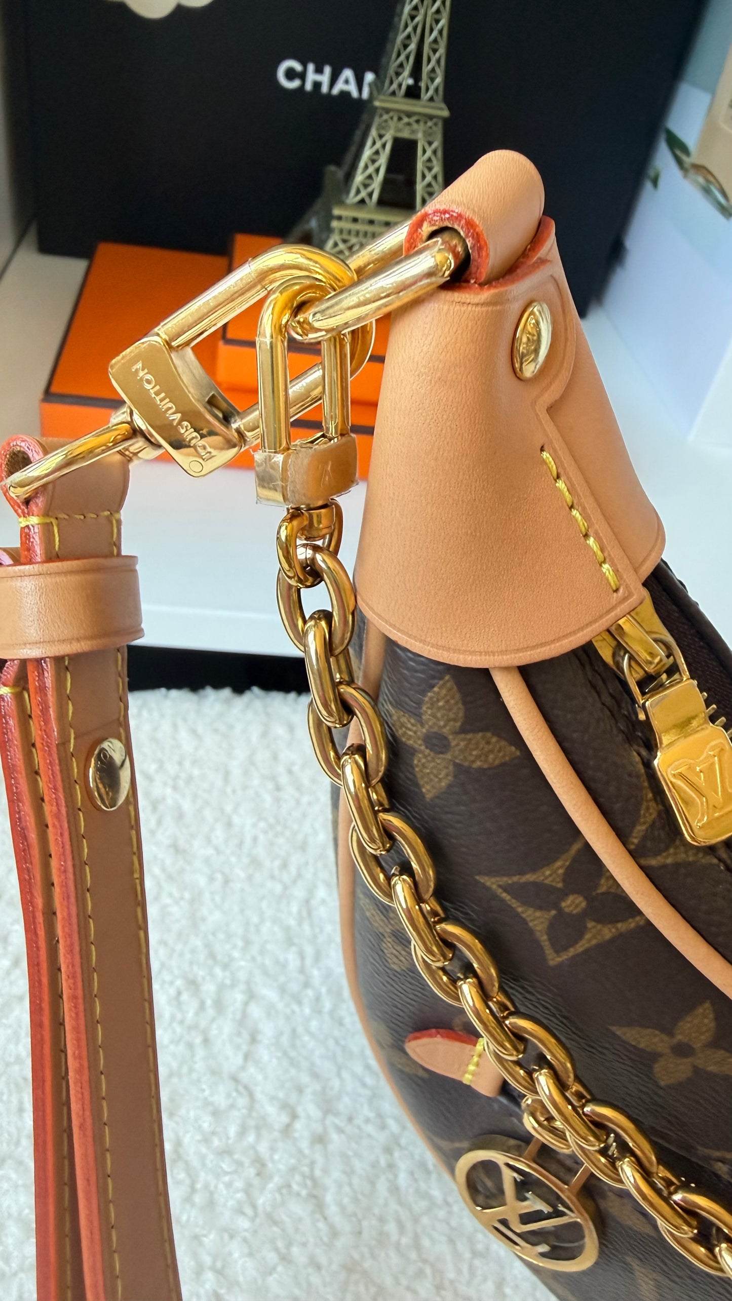 LOOP MONOGRAM CANVAS BAG