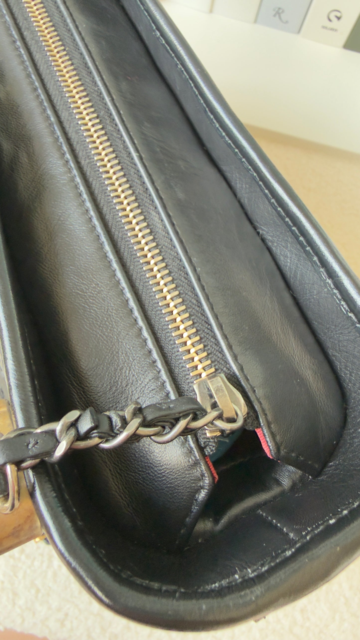 Chanel Black Calfskin Leather Medium Gabrielle Hobo Bag