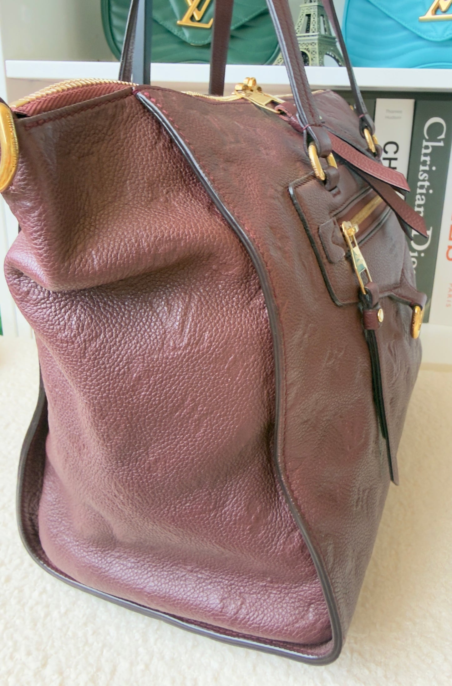 Lumineuse PM Aube Monogram Empreinte Leather Bag