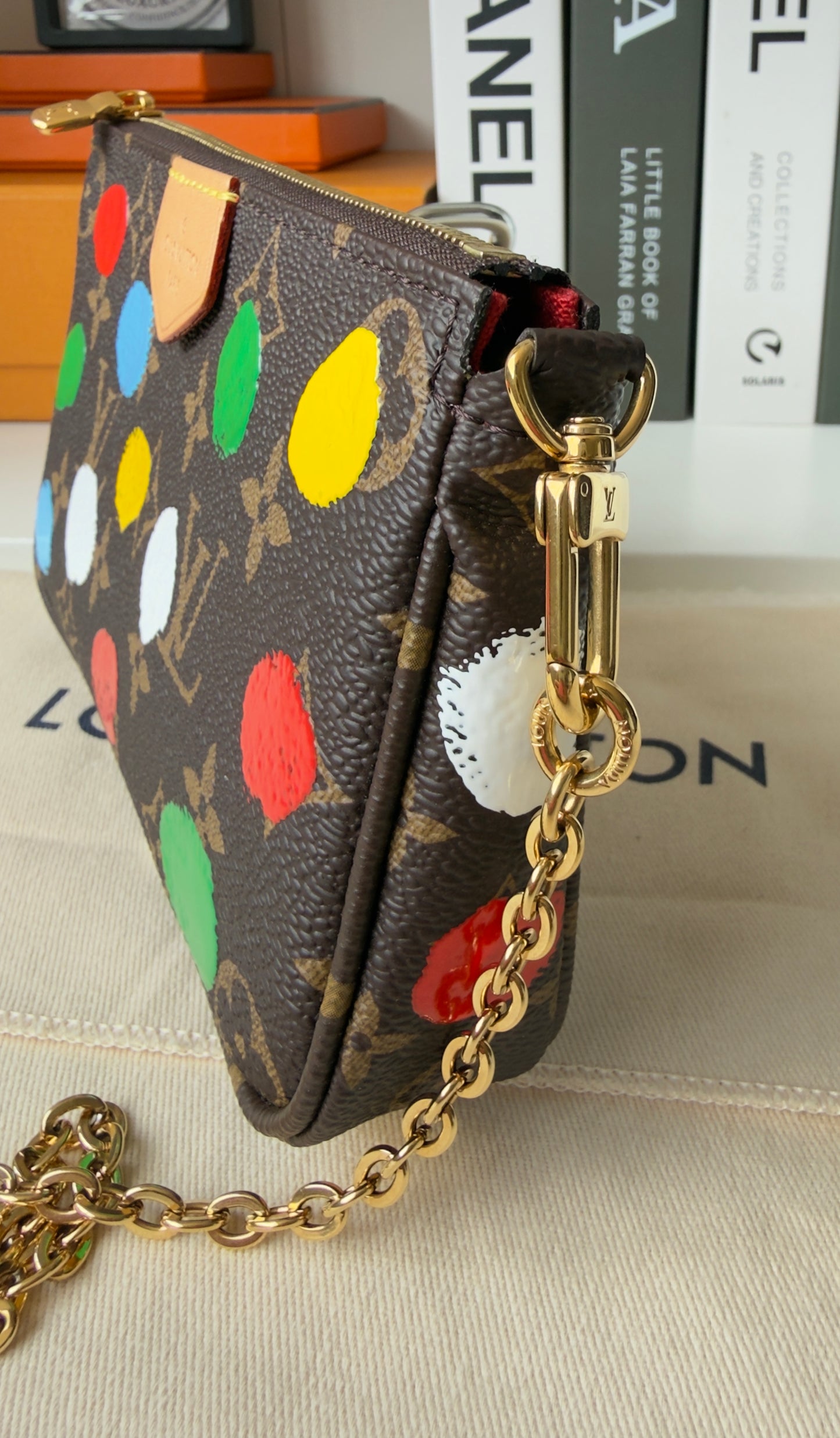 NEW /UNUSED LV x Yayoi Kusama Multi-Pochette Accessories