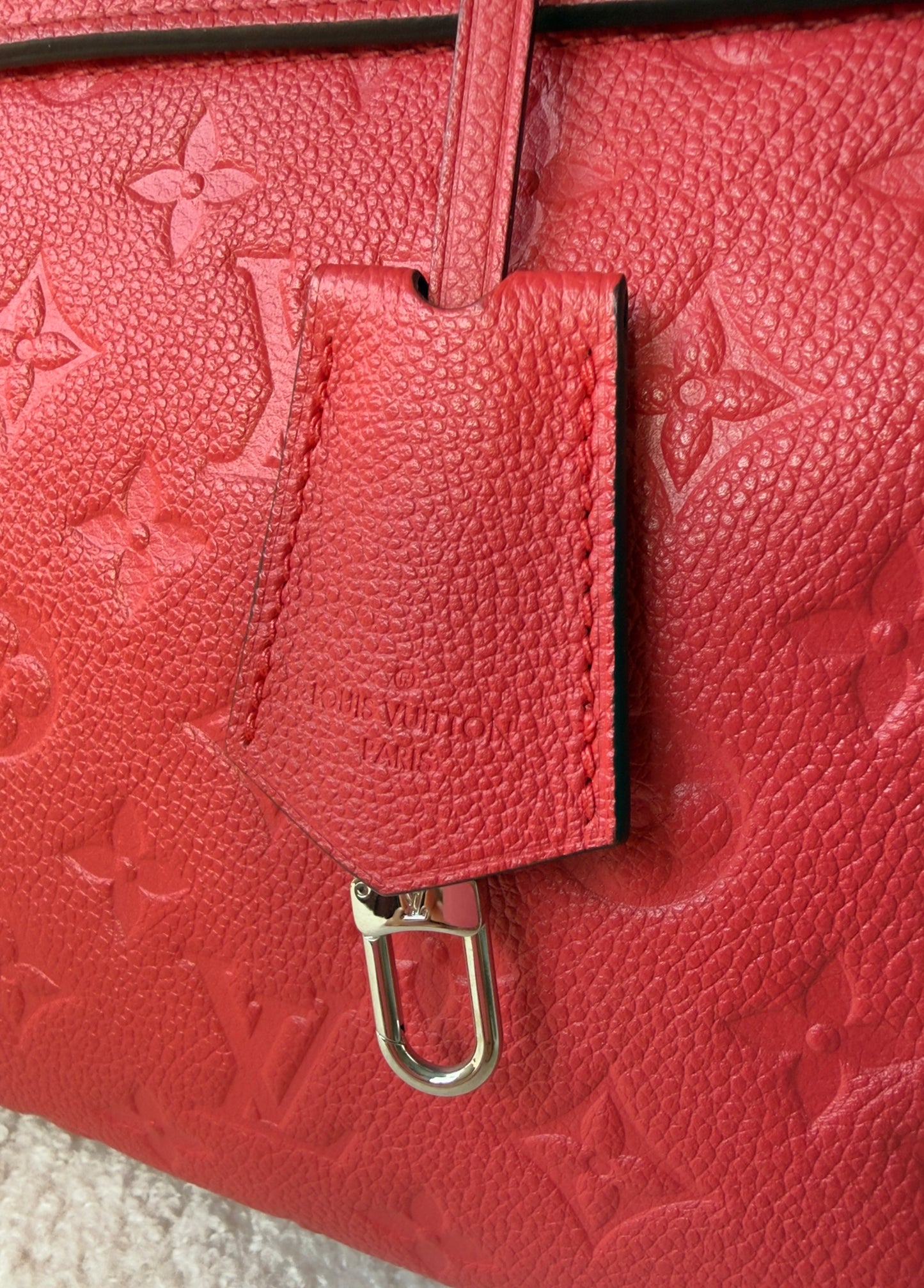 PONT NEUF MM RED WATERMELON MNG EMPREINTE BAG