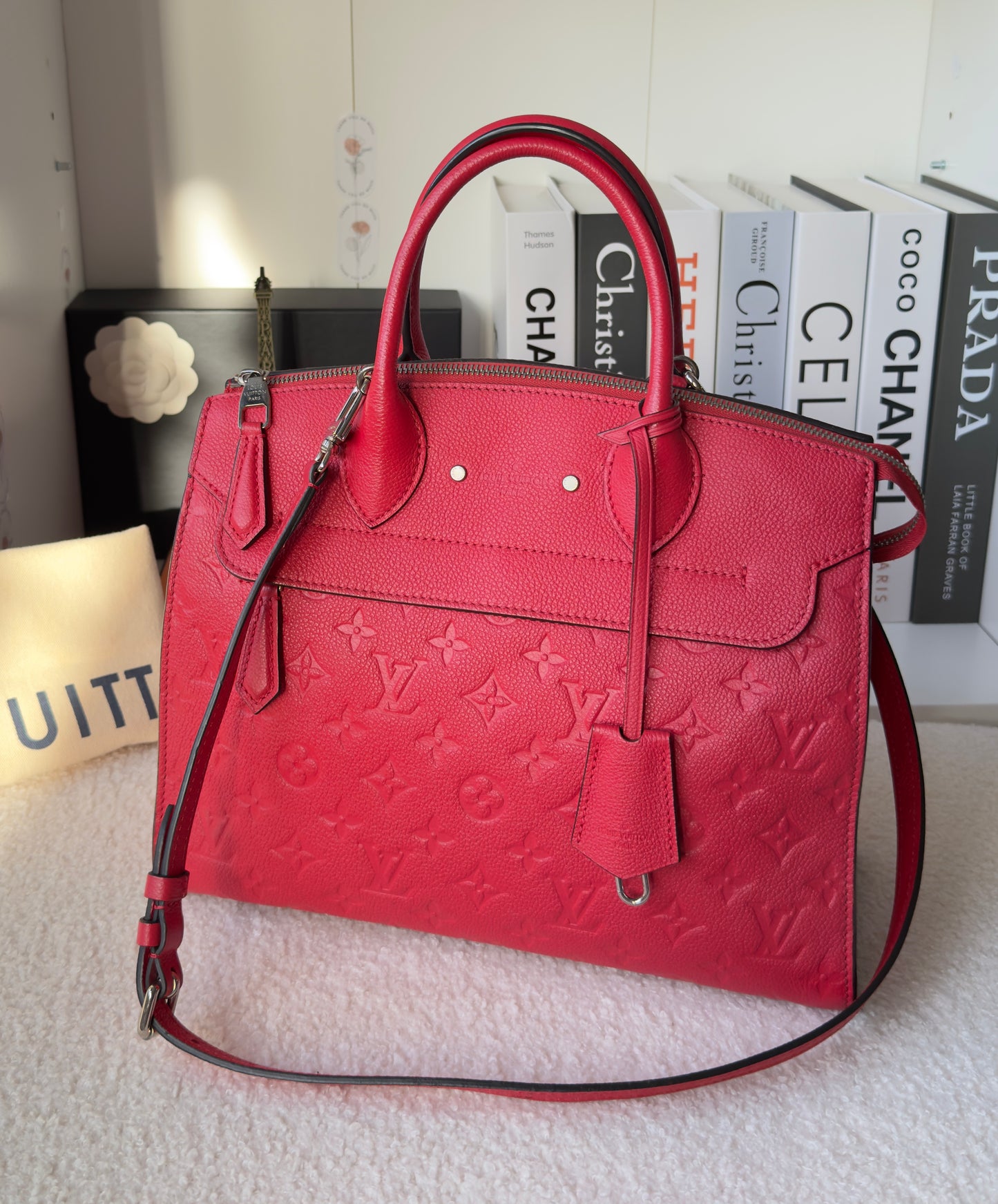 PONT NEUF MM RED WATERMELON MNG EMPREINTE BAG
