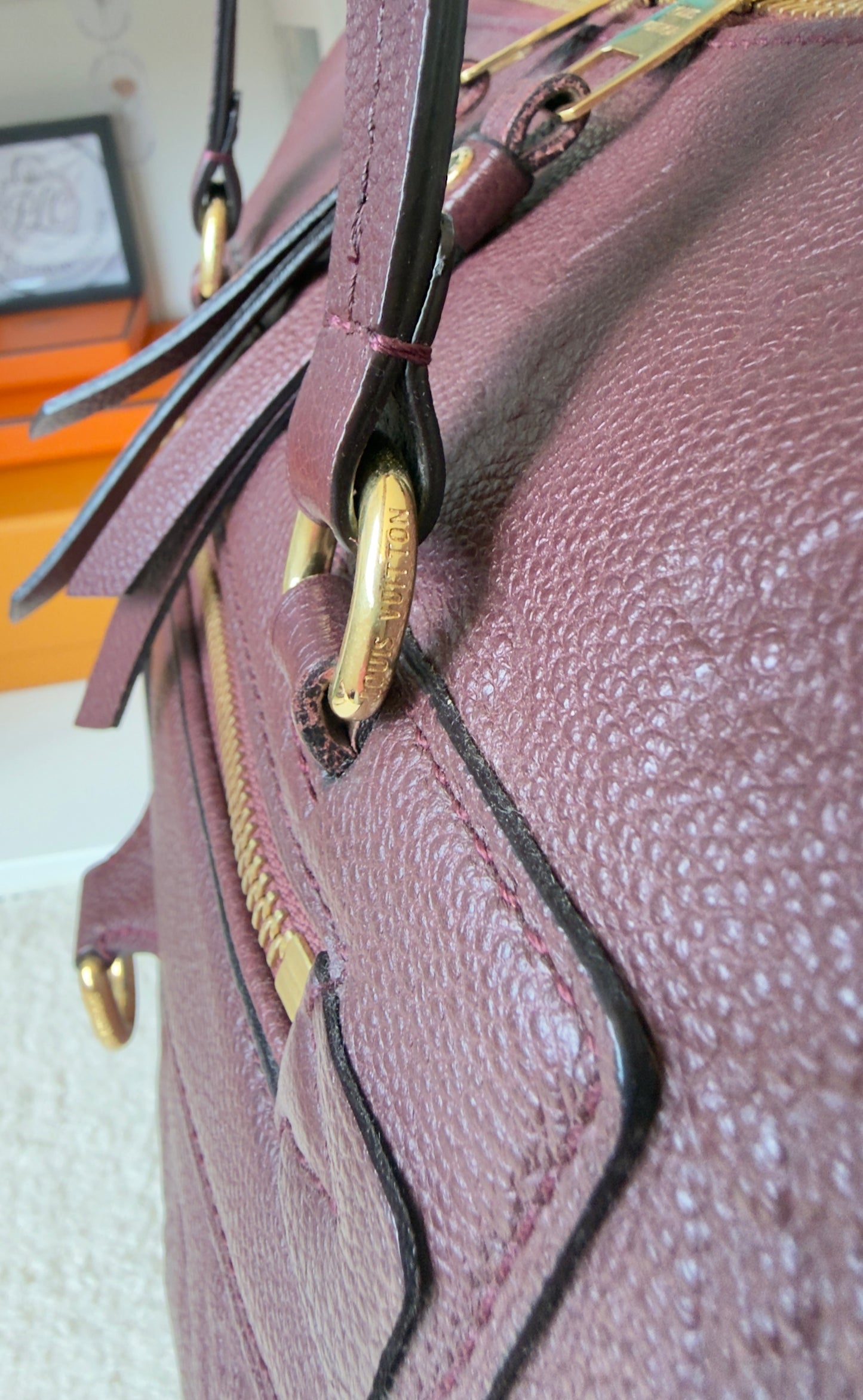 Lumineuse PM Aube Monogram Empreinte Leather Bag