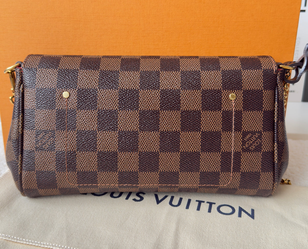 FAVORITE PM DAMIER EBENE CLUTCH/CROSSBODY BAG