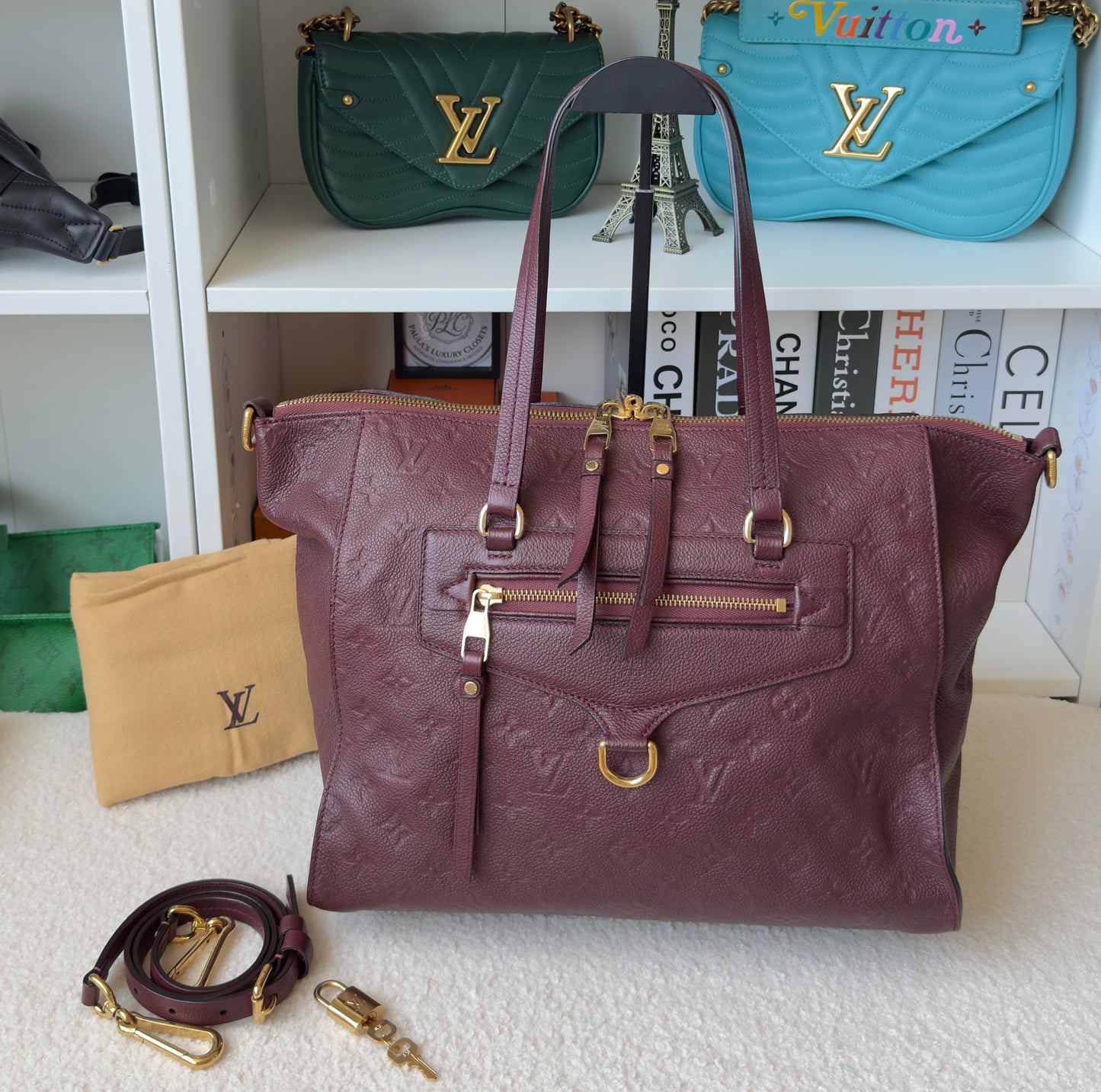 Lumineuse PM Aube Monogram Empreinte Leather Bag