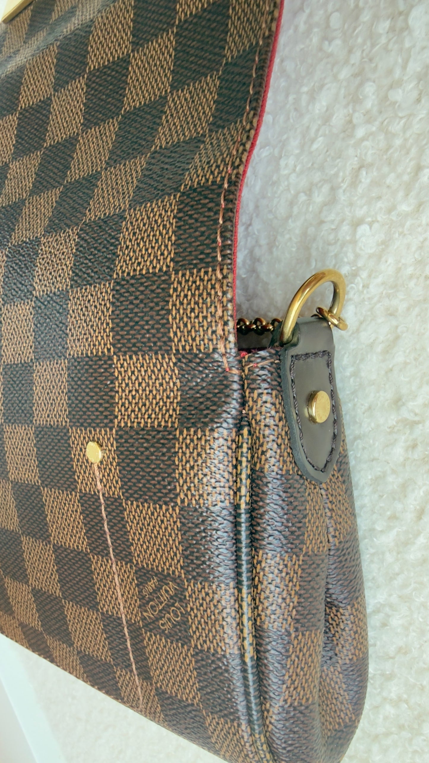 FAVORITE PM DAMIER EBENE CLUTCH/CROSSBODY