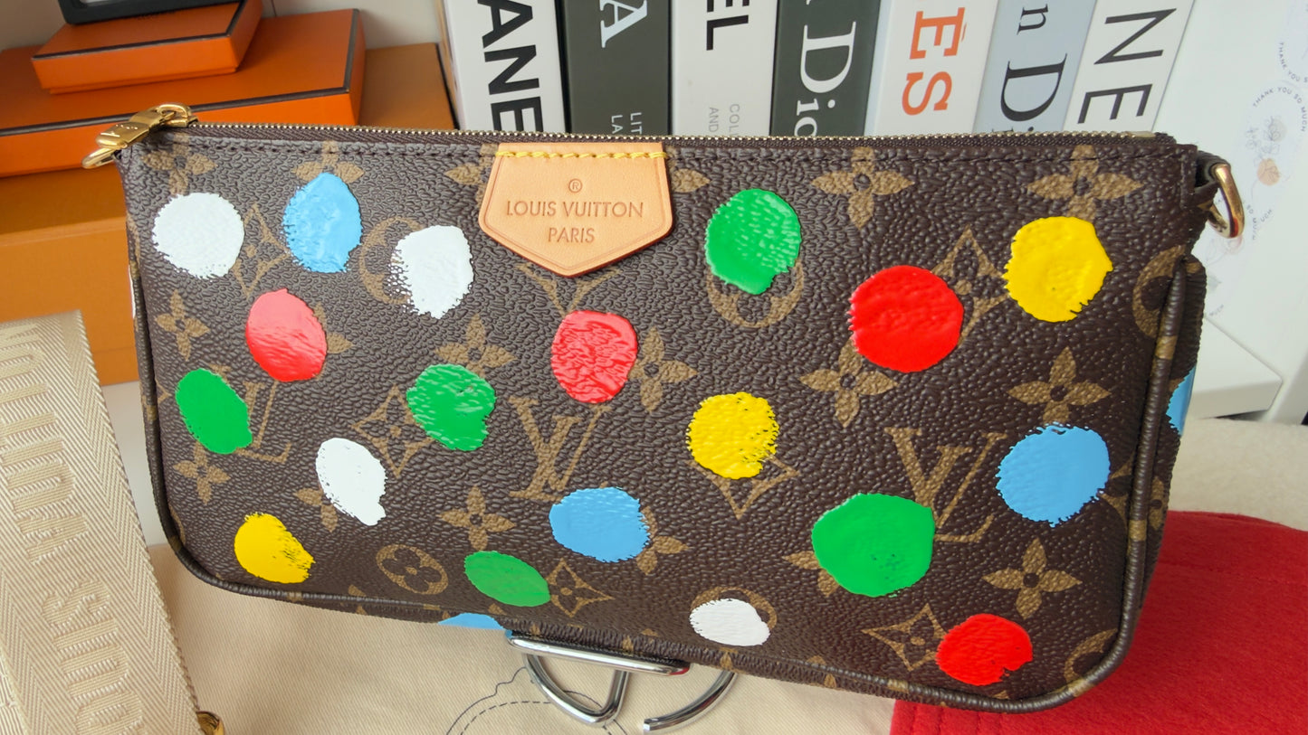 NEW/UNUSED LV x Yayoi Kusama Multi-Pochette Accessories