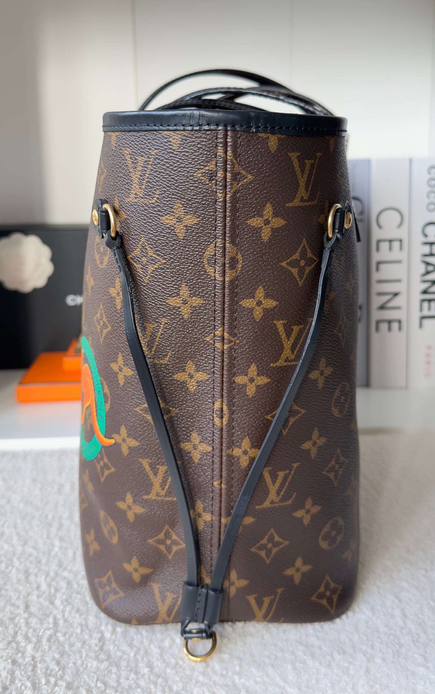 NEVERFULL MM MELBOURNE WORLD TOUR MNG CANVAS WITH POUCH