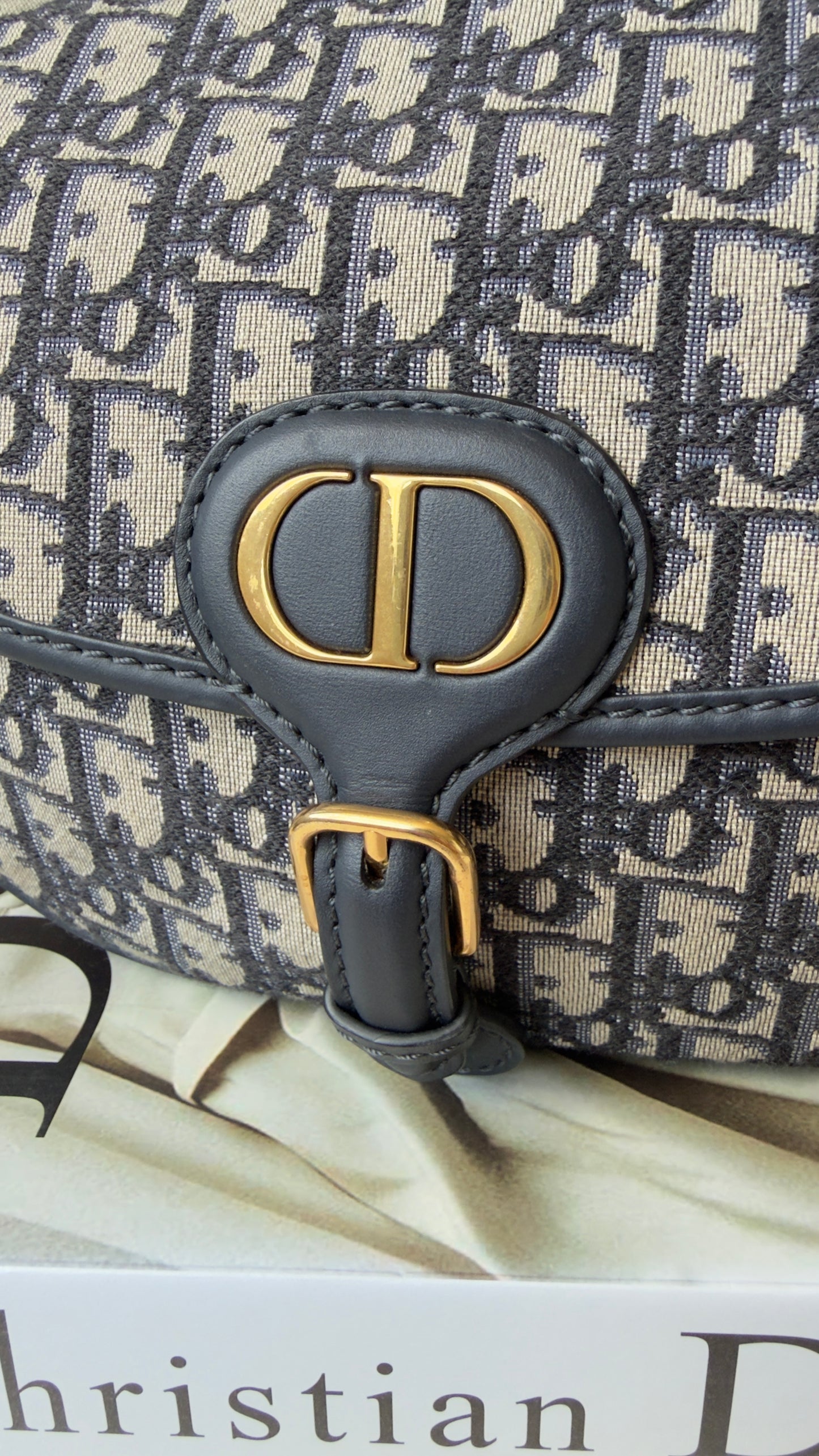 CD MEDIUM BOBBY BLUE OBLIQUE JACQUARD