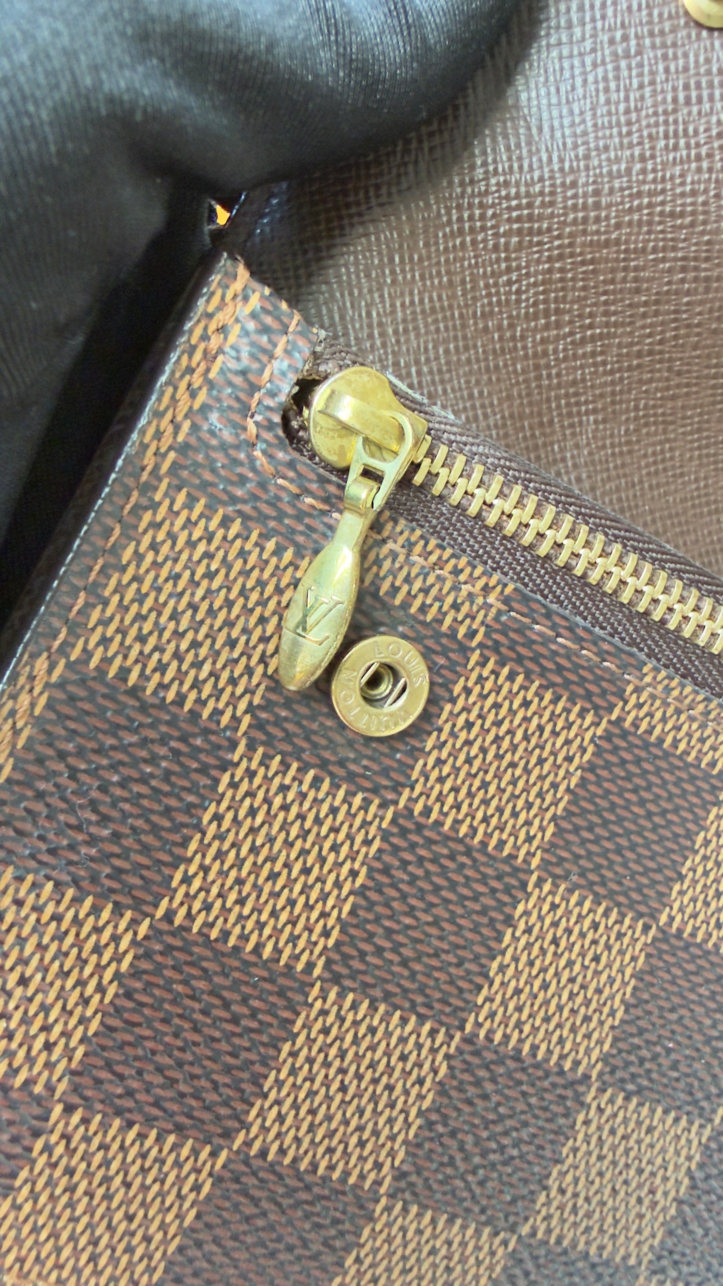 Portefeuille Accordeon Damier ebene Wallet